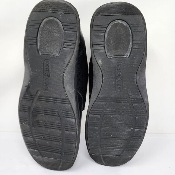 Orthofeet 510 Broadway Mens Size 12 D Black Leather Orthopedic Arch Support Shoe - Picture 6 of 7